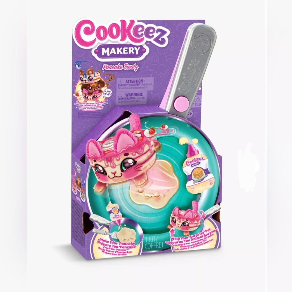 Cookeez Makery Pancake Treatz Scented Interactive Plush